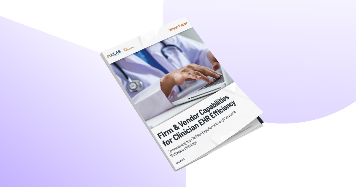 KLAS Research report highlights Regard as an emerging AI technology