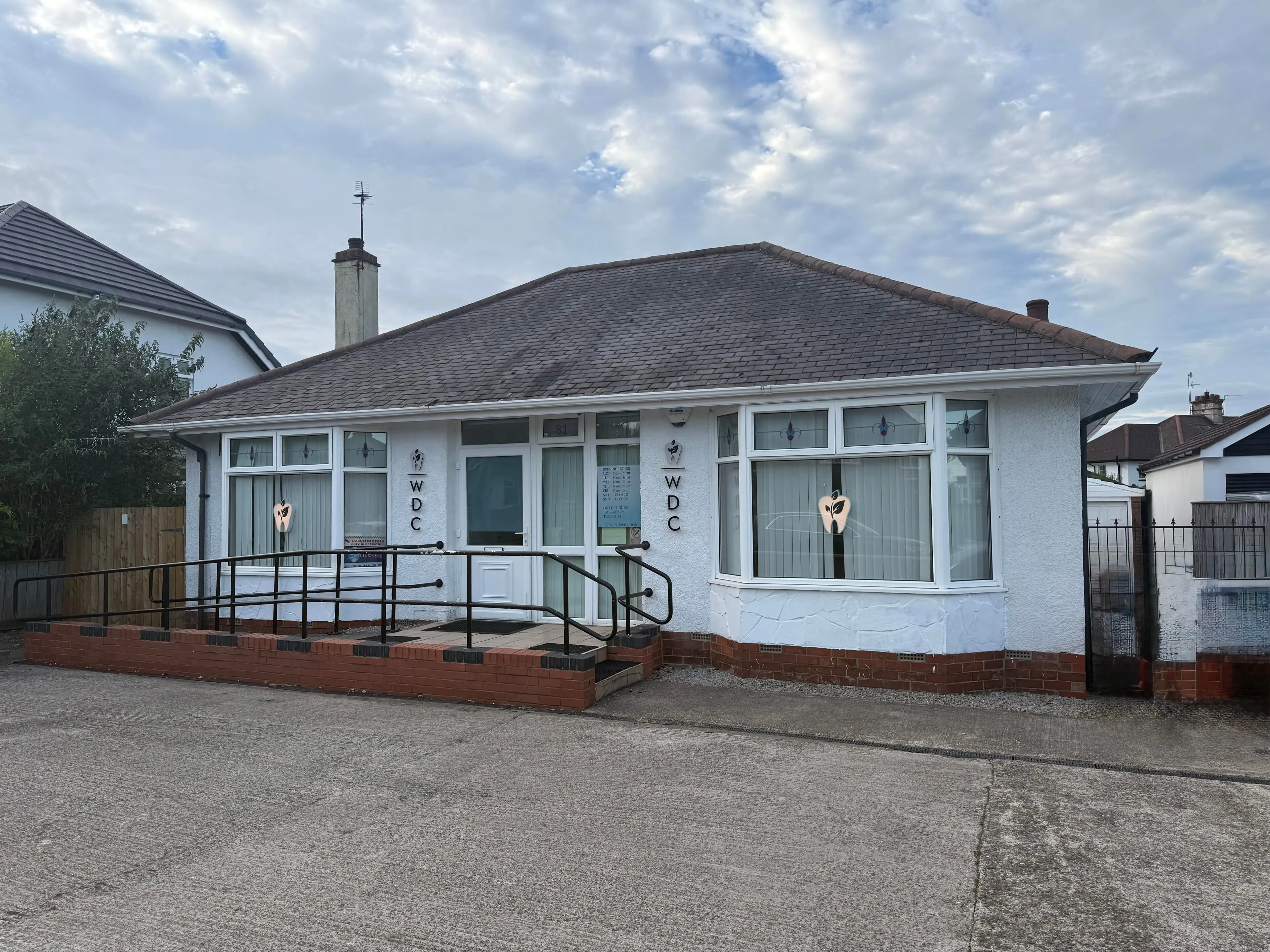 Exterior of Willerby Dental Care practice building in Willerby, Hull