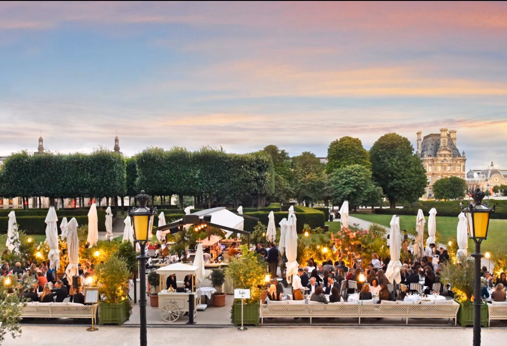 Terrasse des Tuileries Paris 1er - réception événementielle 450 personnes