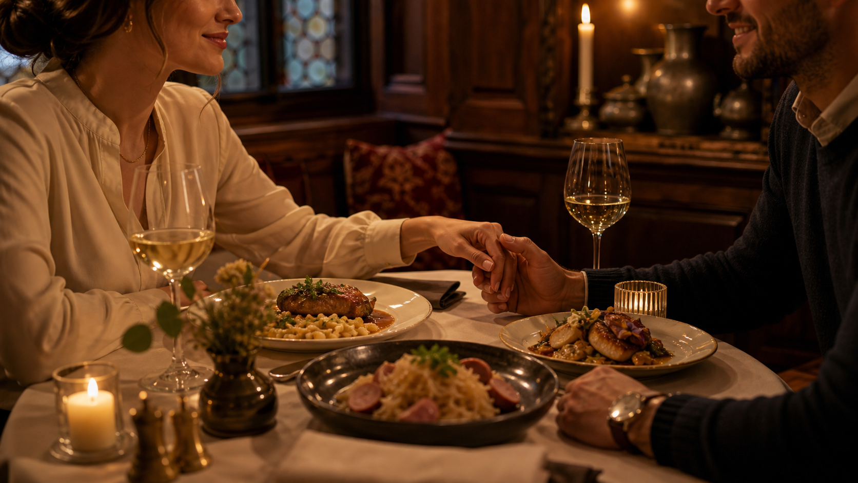 Dîner alsacien dans une winstub à Strasbourg