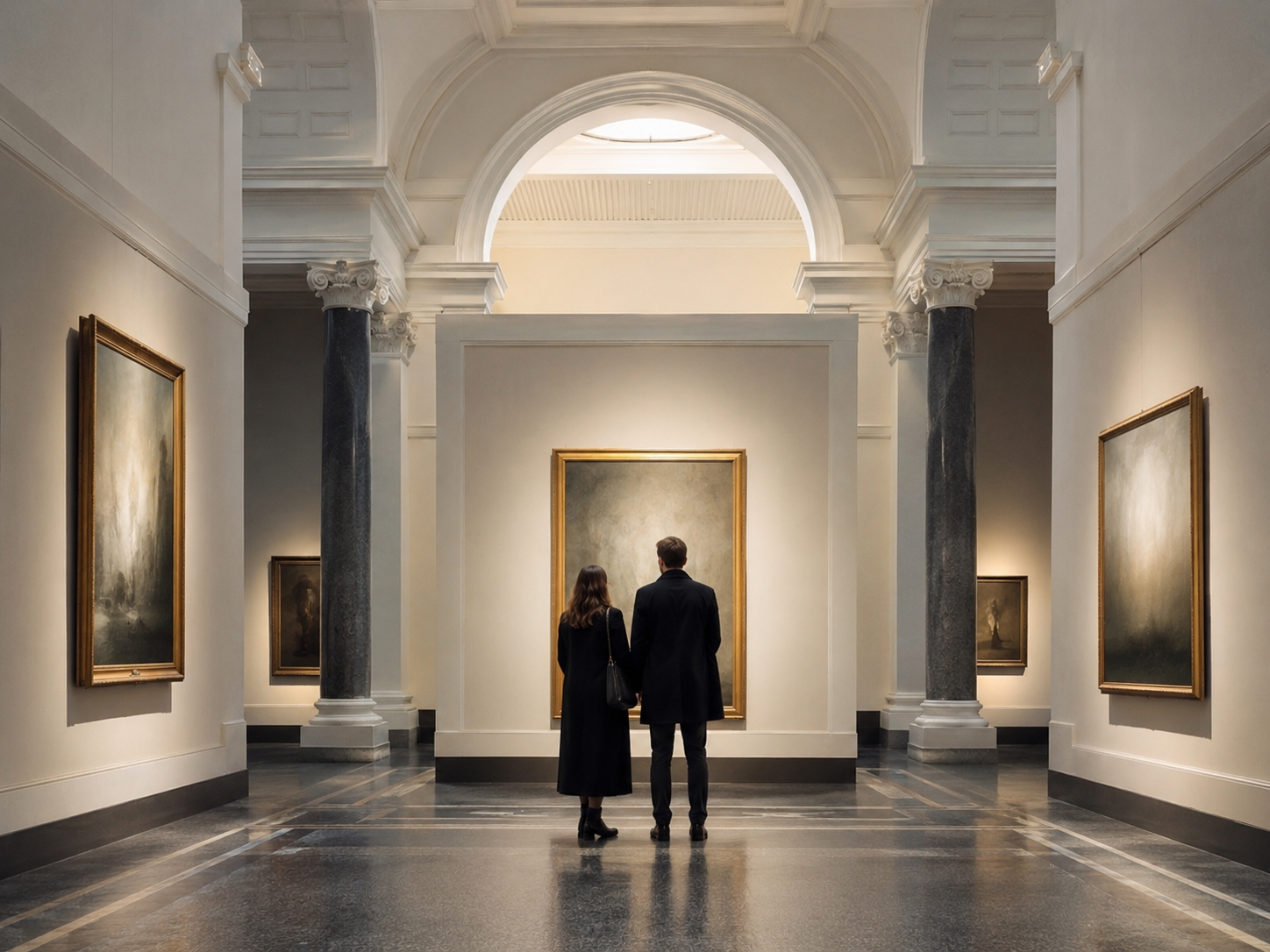 Galerie lumineuse inspirée du Musée royal des Beaux-Arts d'Anvers