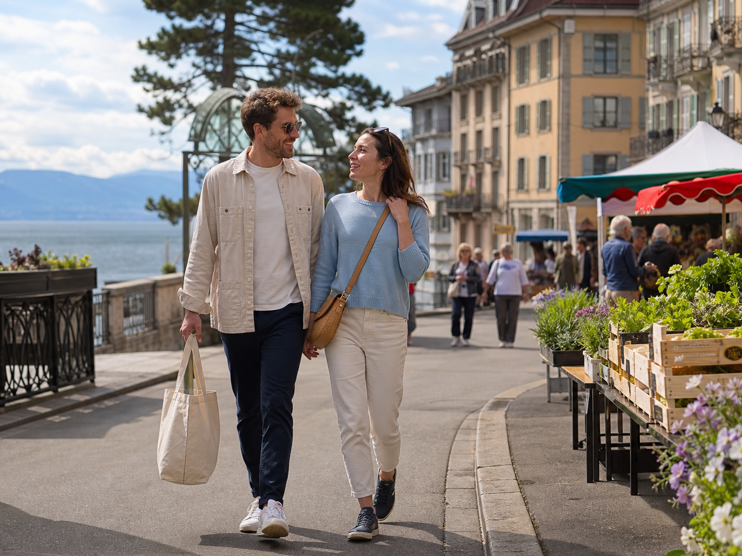 Vevey et les rives du Léman