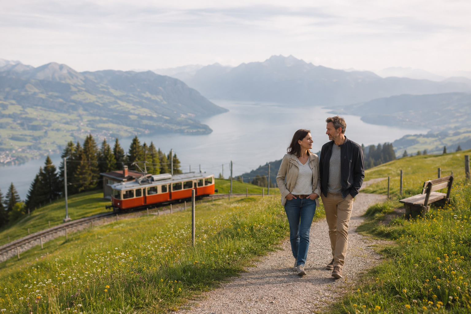 Train de montagne du Rigi