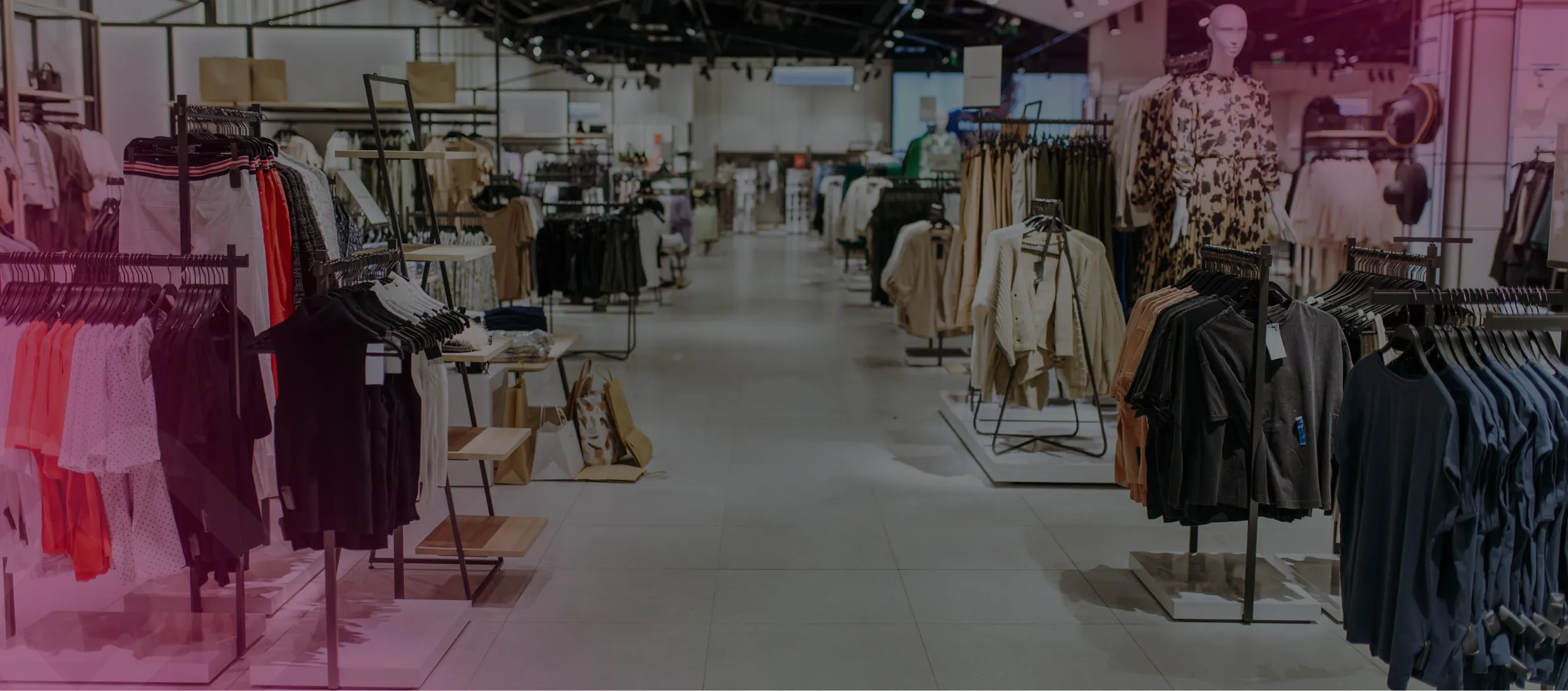 Clothing shop interior