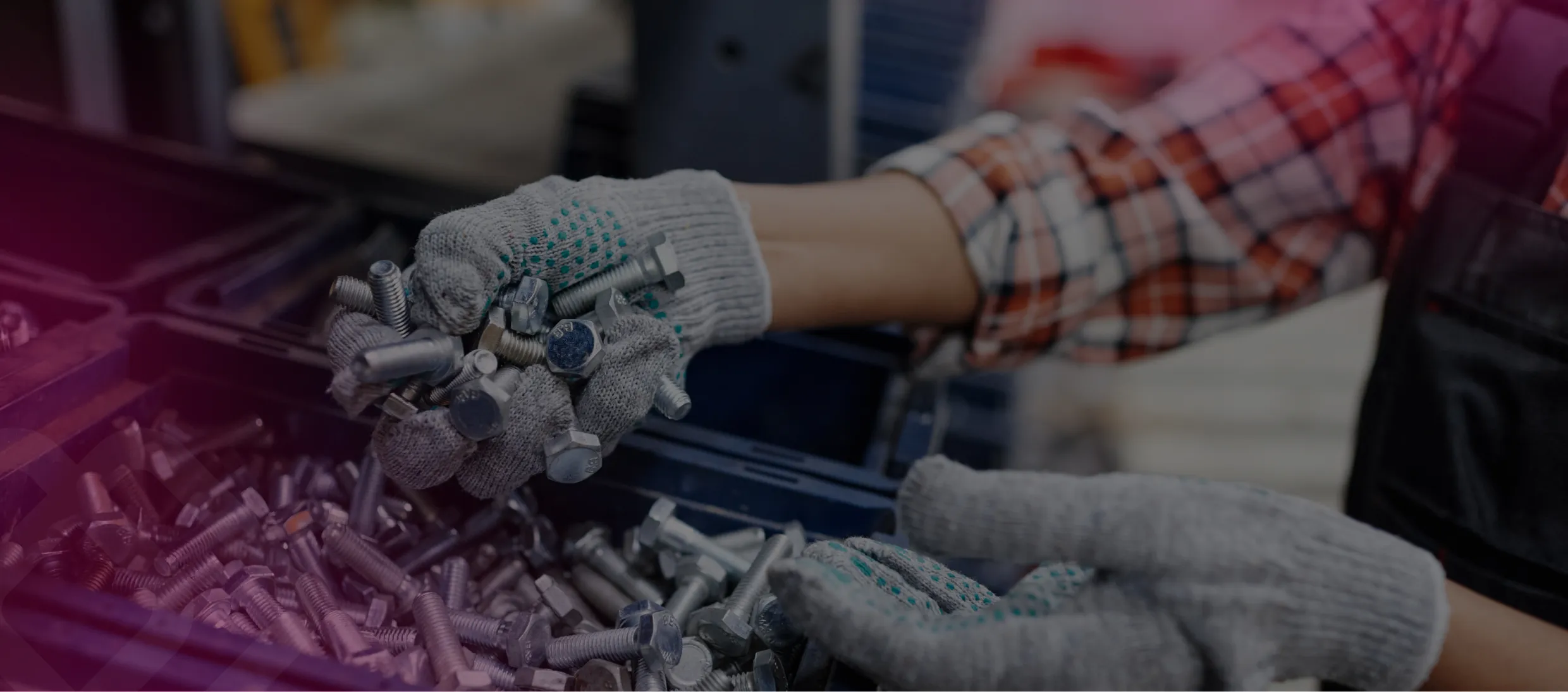 Hands sorting fixings
