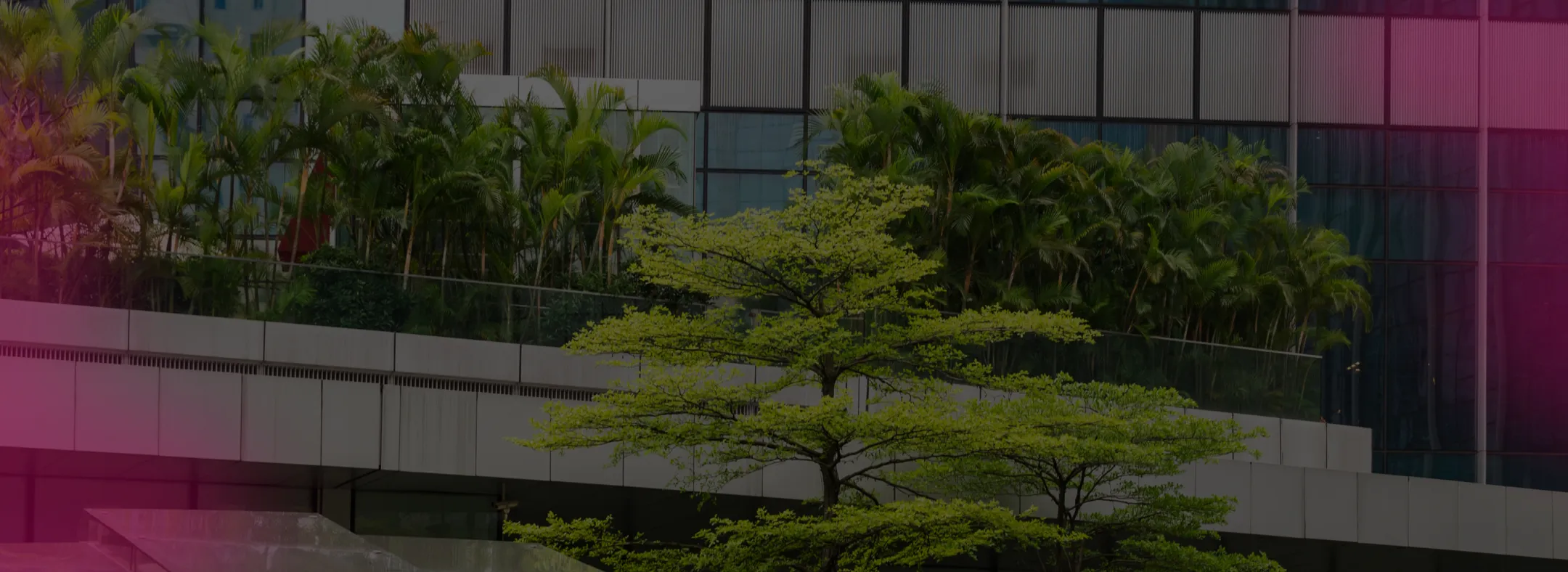 Exterior of a modern building