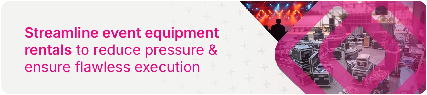 Event Rental Pressure Points Banner