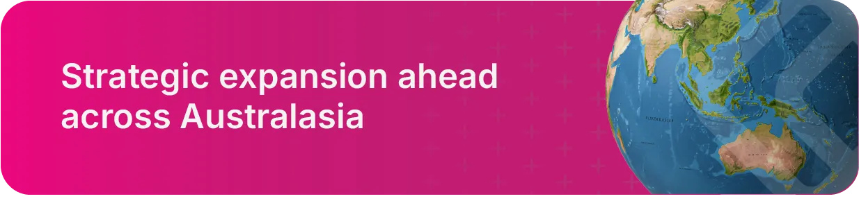 Banner Australasia Expansion
