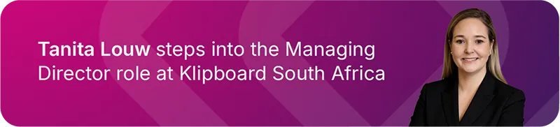 Banner Tanita Louw MD Klipboard Africa