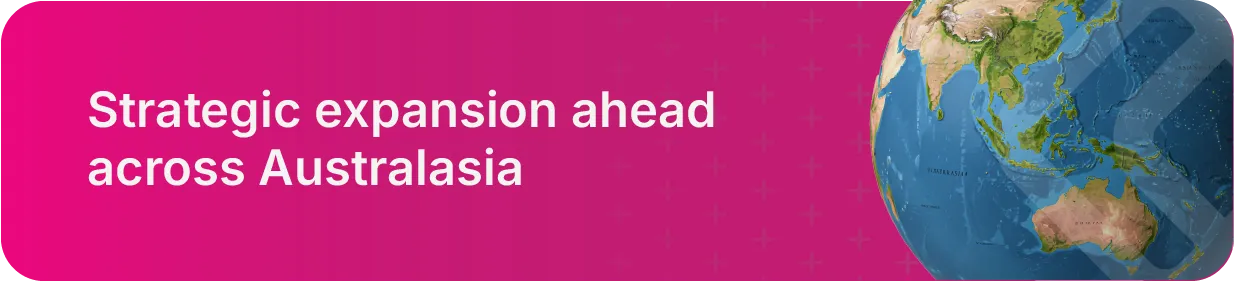 Banner Australasia Expansion