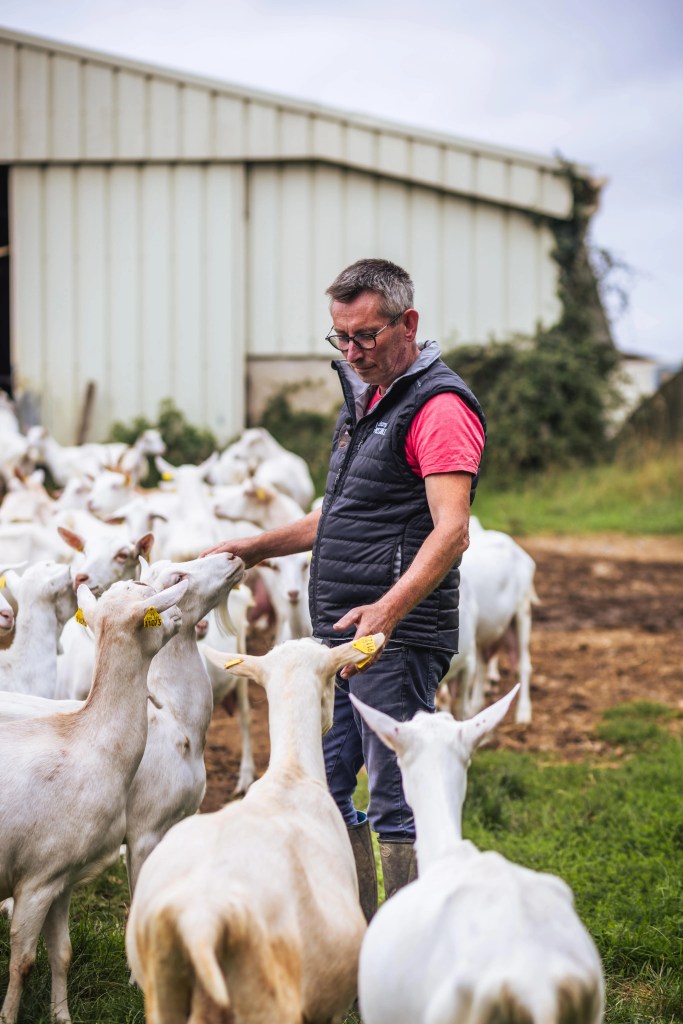 Laurent, producteur de lait de chèvre bio, partenaire FoodChéri