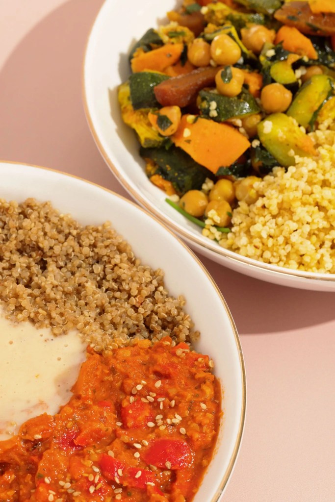 2 plats FoodChéri de la biodiversité alimentaire