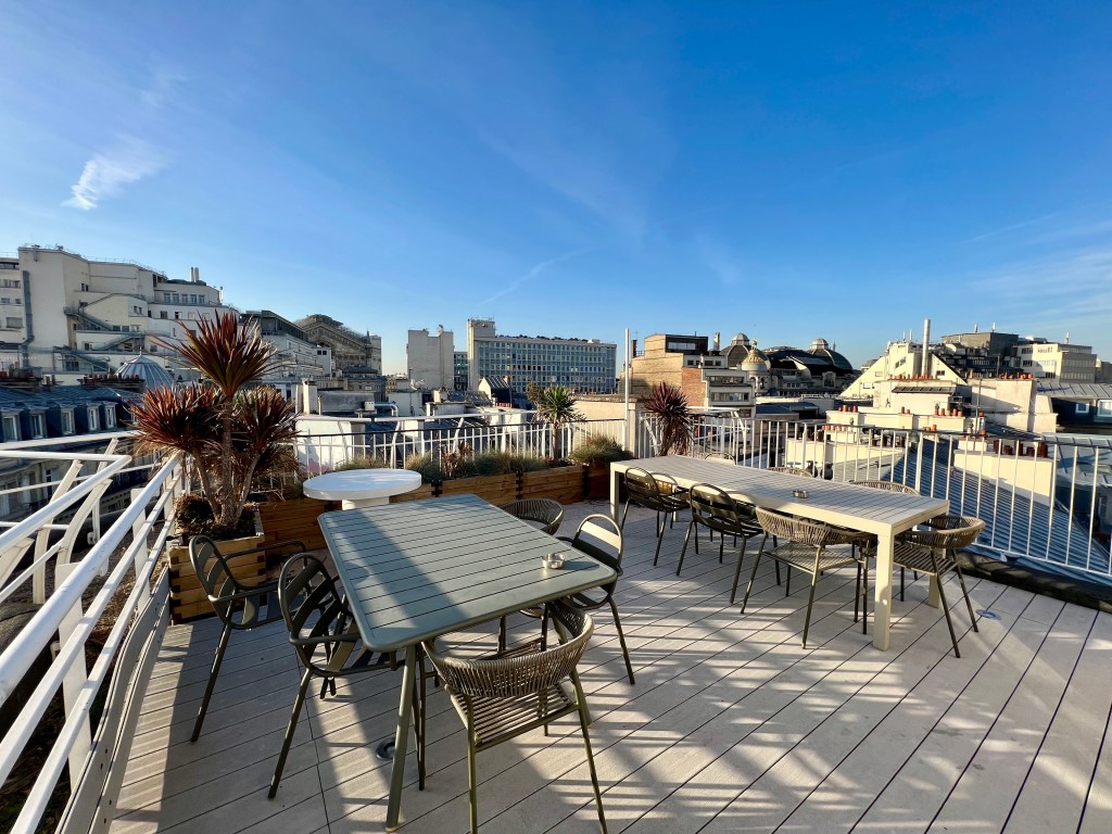 espace detente terrasse au bureau