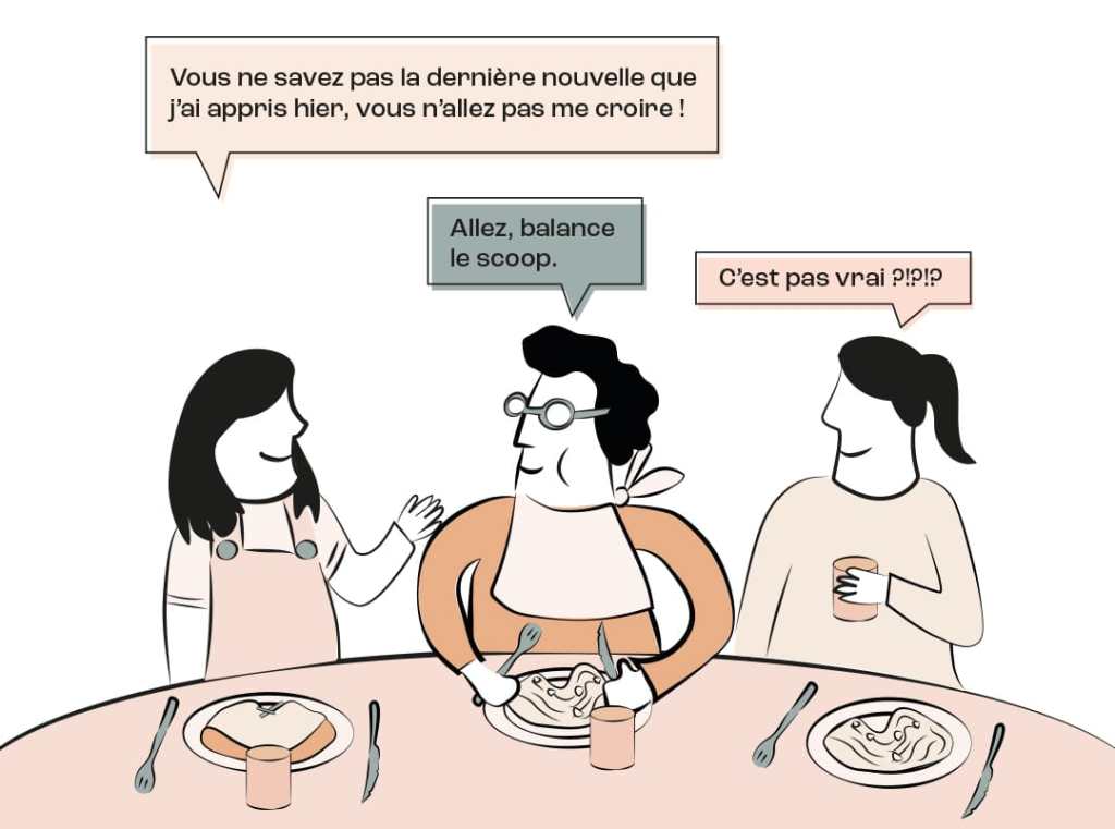 Le meilleur dans les restaurants interentreprises : les histoires à tout va ! 