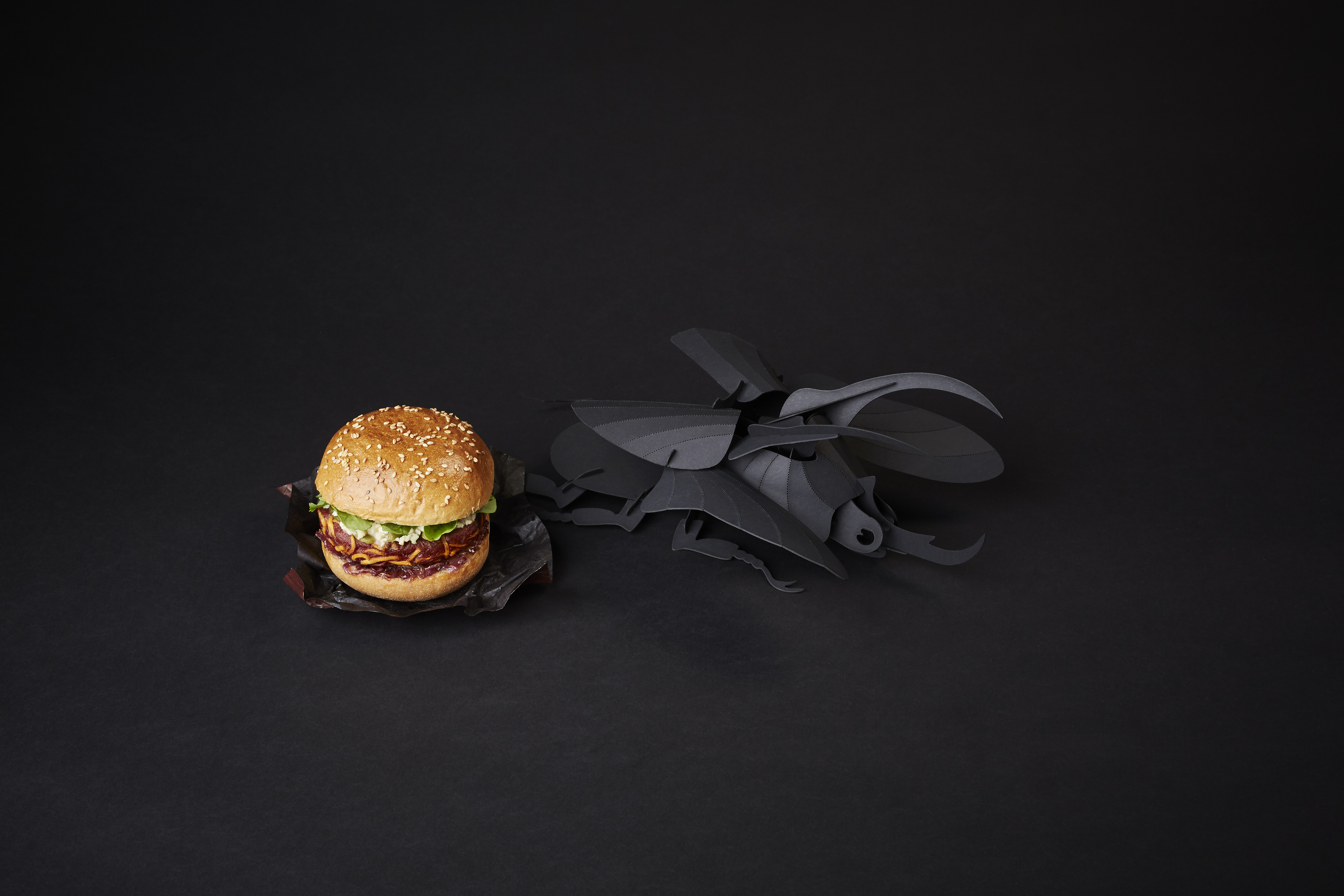 Un burger aux insectes tout droit venu du futur, à découvrir en édition limitée