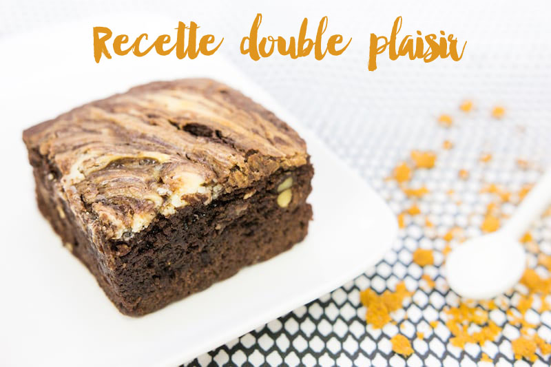 Recette double plaisir : chocolate & cheesecake brownie