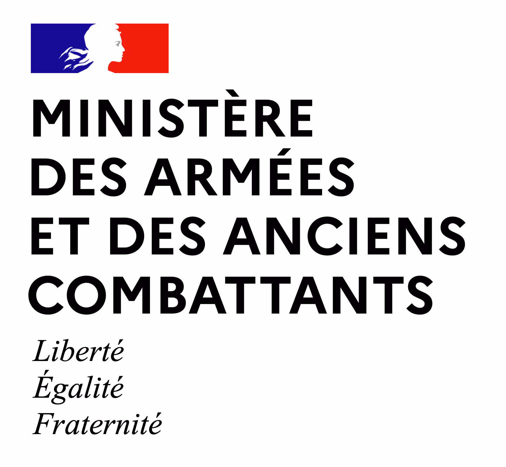Logo du ministère des Armées et des Anciens Combattants