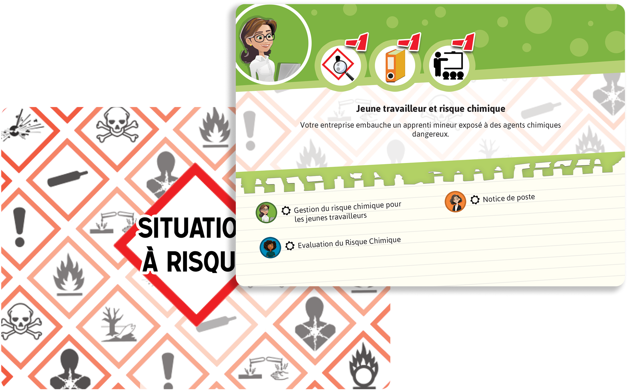 Cartes de Mission Renouvelable : éco-gestes, usine au gaz, ferme éolienne et avancée technologique
