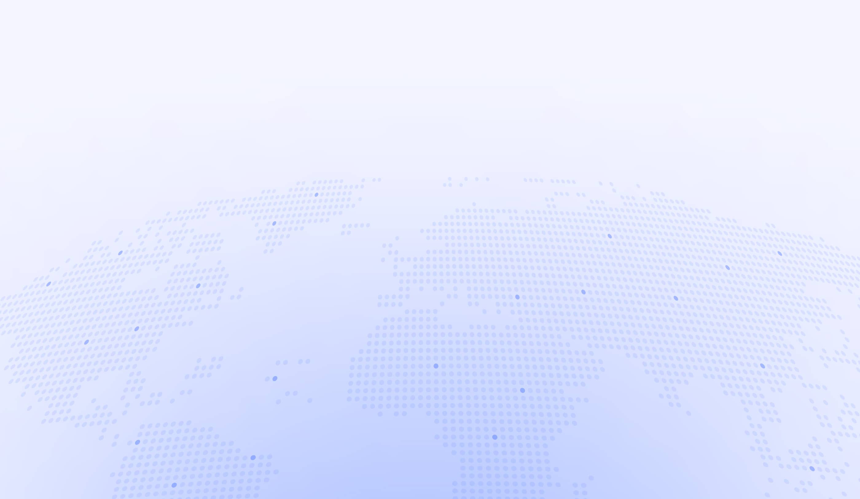 Halftone World Map Across Dark Blue Gradient Background TerminalAI Webflow Template | BRIX Template
