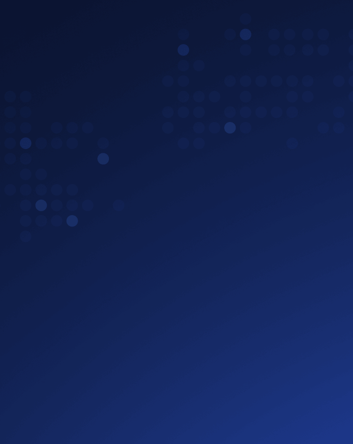 Vertical Dark Blue Gradient Background With Abstract Dotted Corners TerminalAI Webflow Template | BRIX Template
