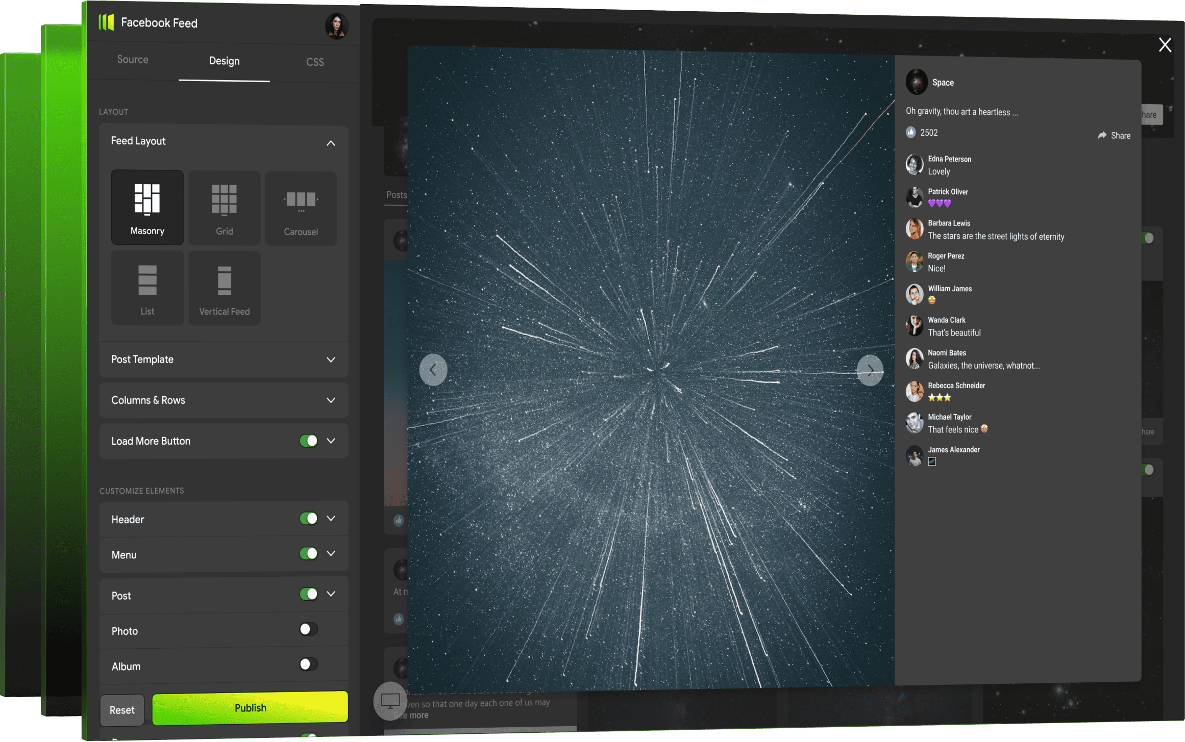 Add a Dynamic Facebook Widget on Your WebSite - Mirror App 17