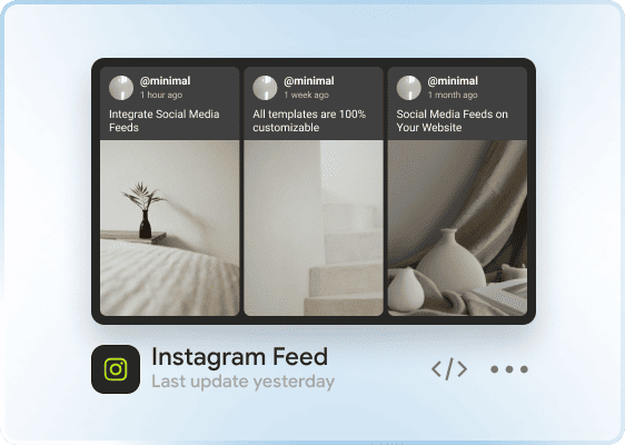 Crea y personaliza el widget de Instagram en el panel de Mirror App
