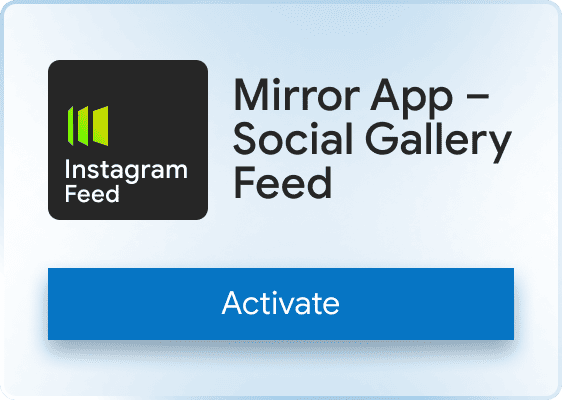 Instala el plugin de Mirror App en el panel de WordPress