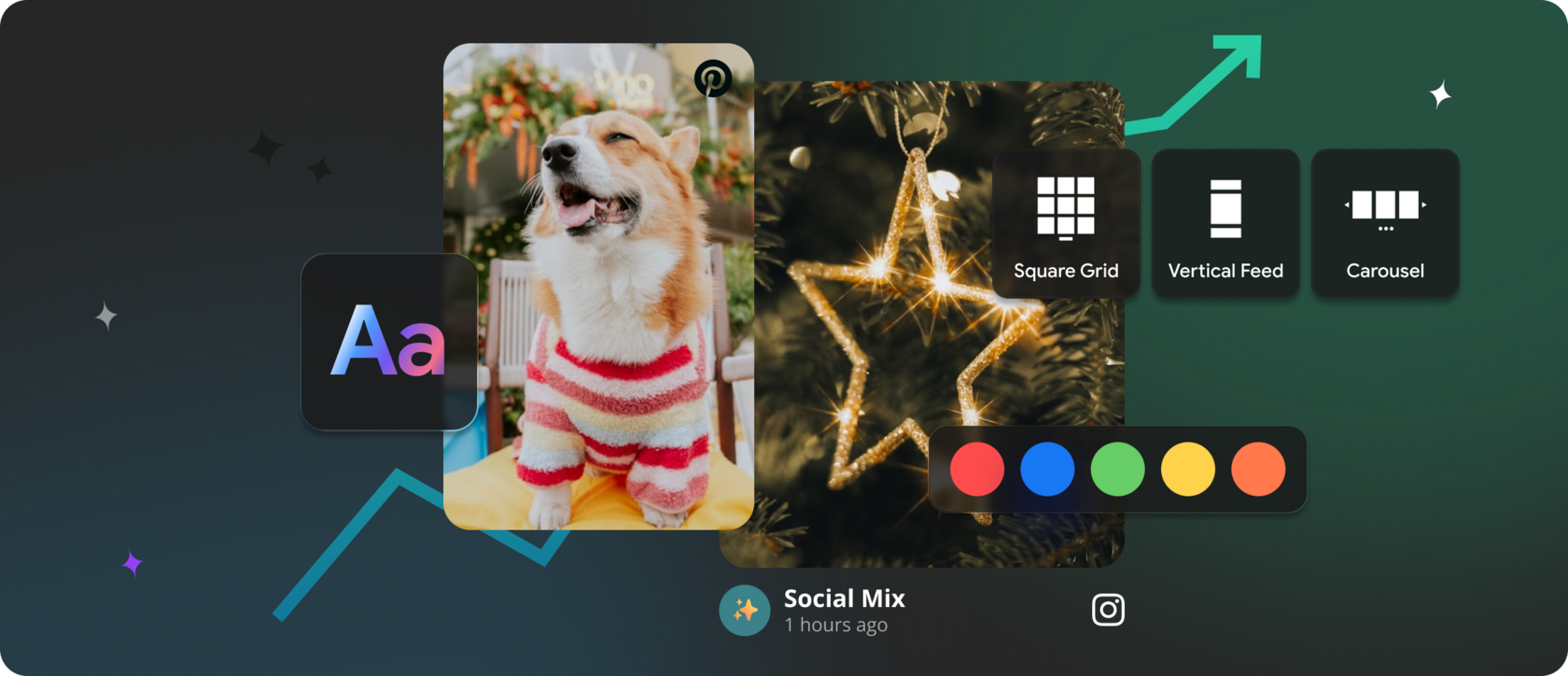Atrae a los visitantes con widgets creativos de redes sociales