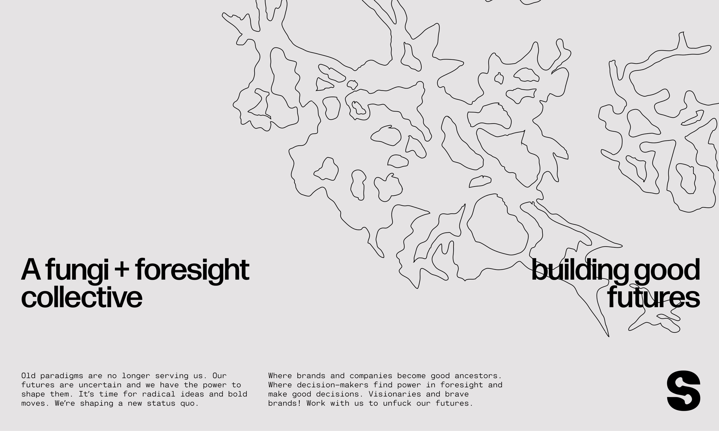 Sporesight a fungi and foresight collective building good futures poster