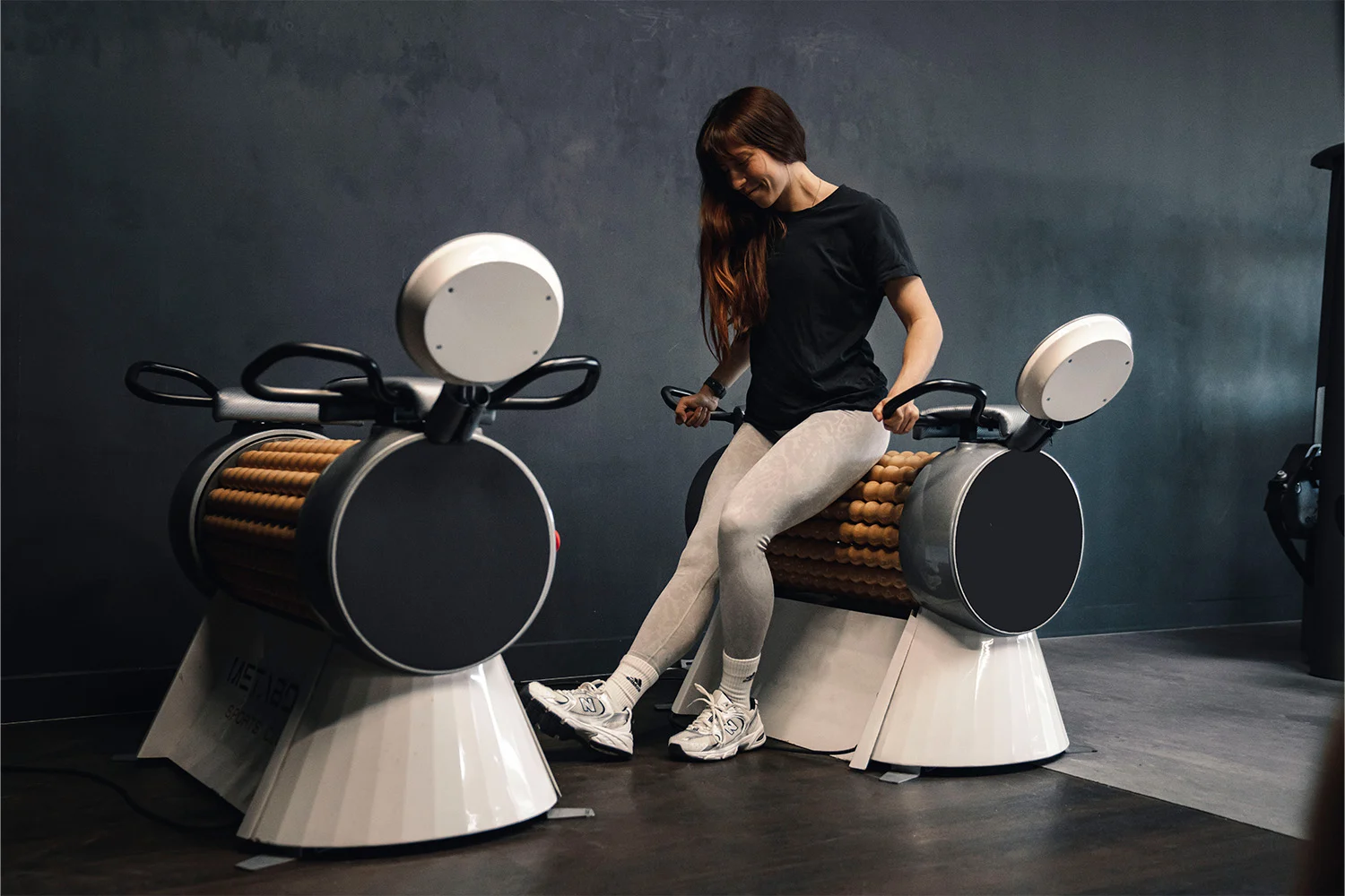 Machine cardio à rouleaux pour entraînement sportif intensif