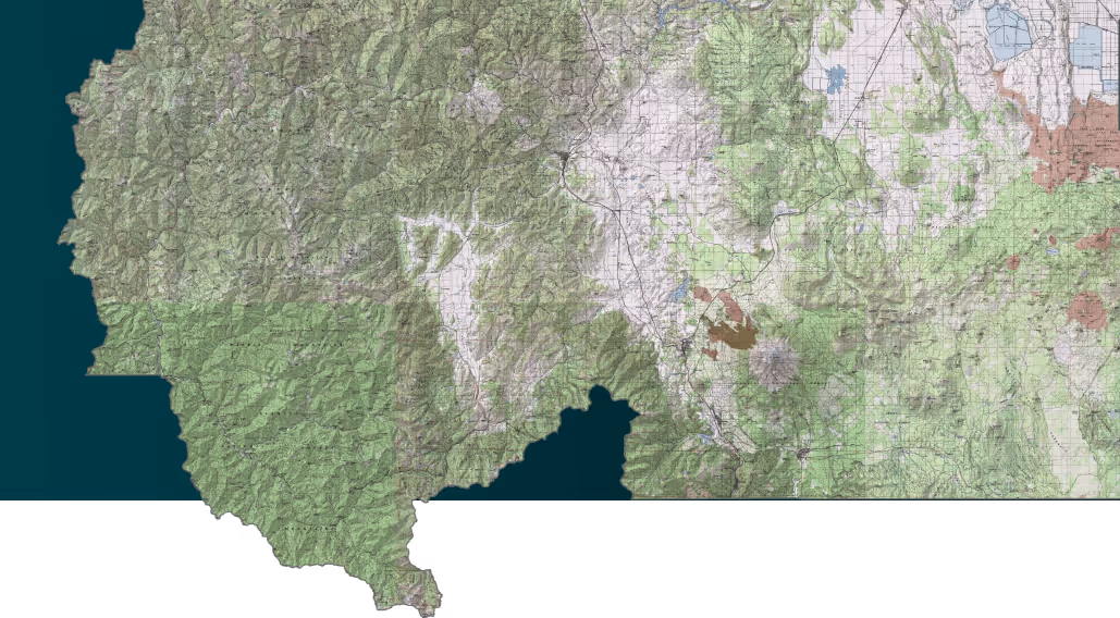 A map of the state of california