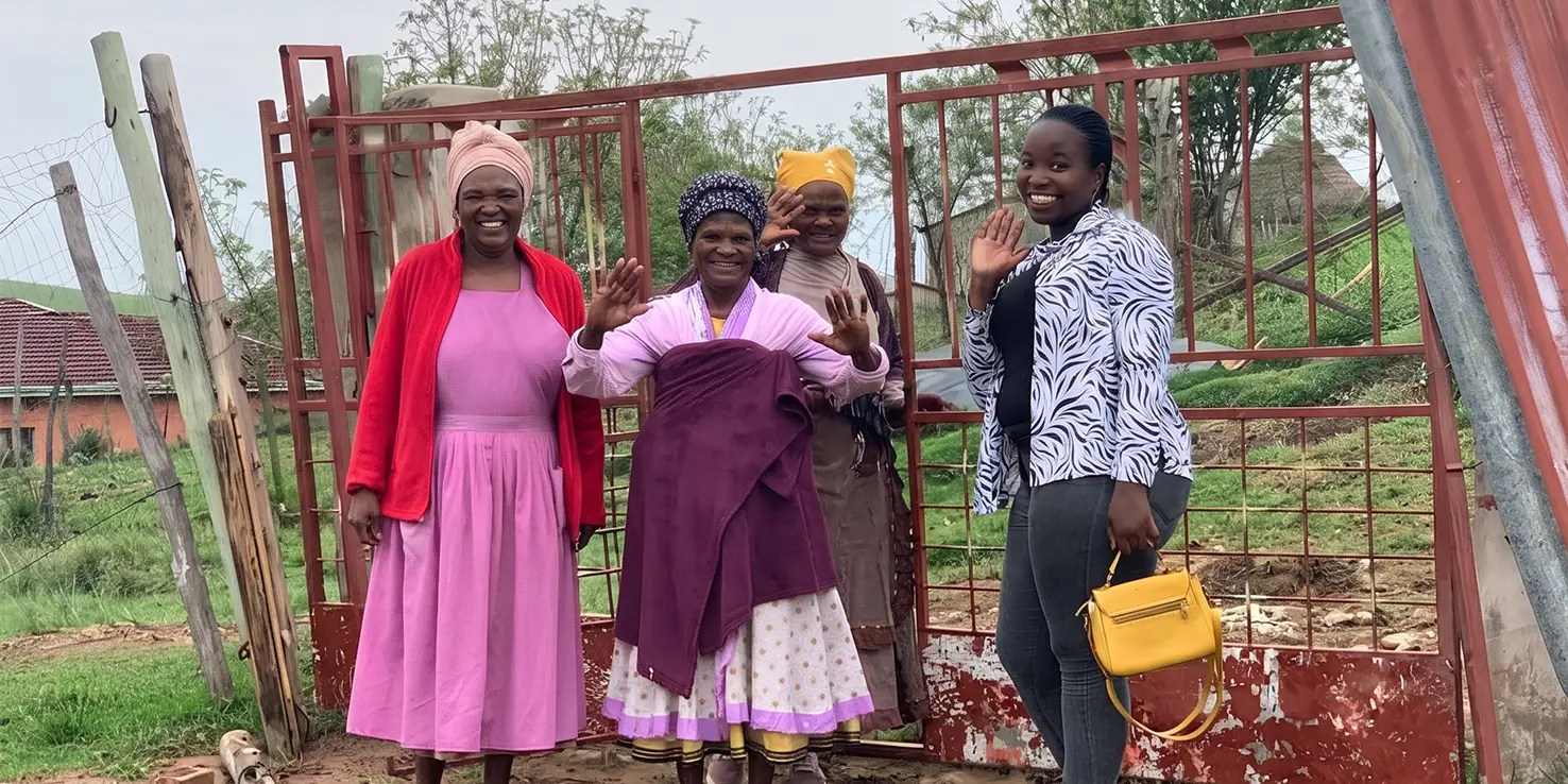 Project 'Grannies Kitchen' voor ouderen in Mkhambeni door serviceprojecten