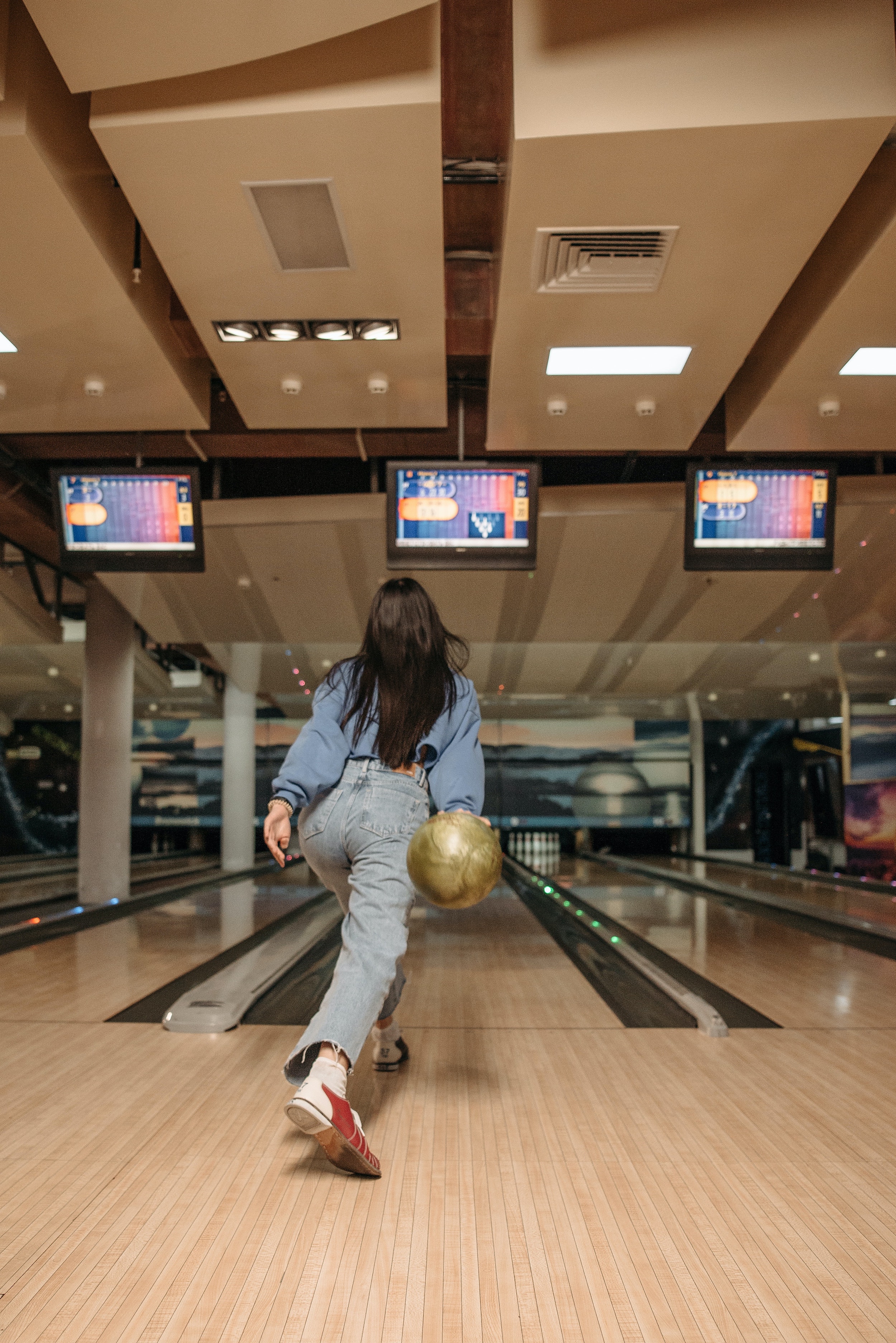 Bowling stock image