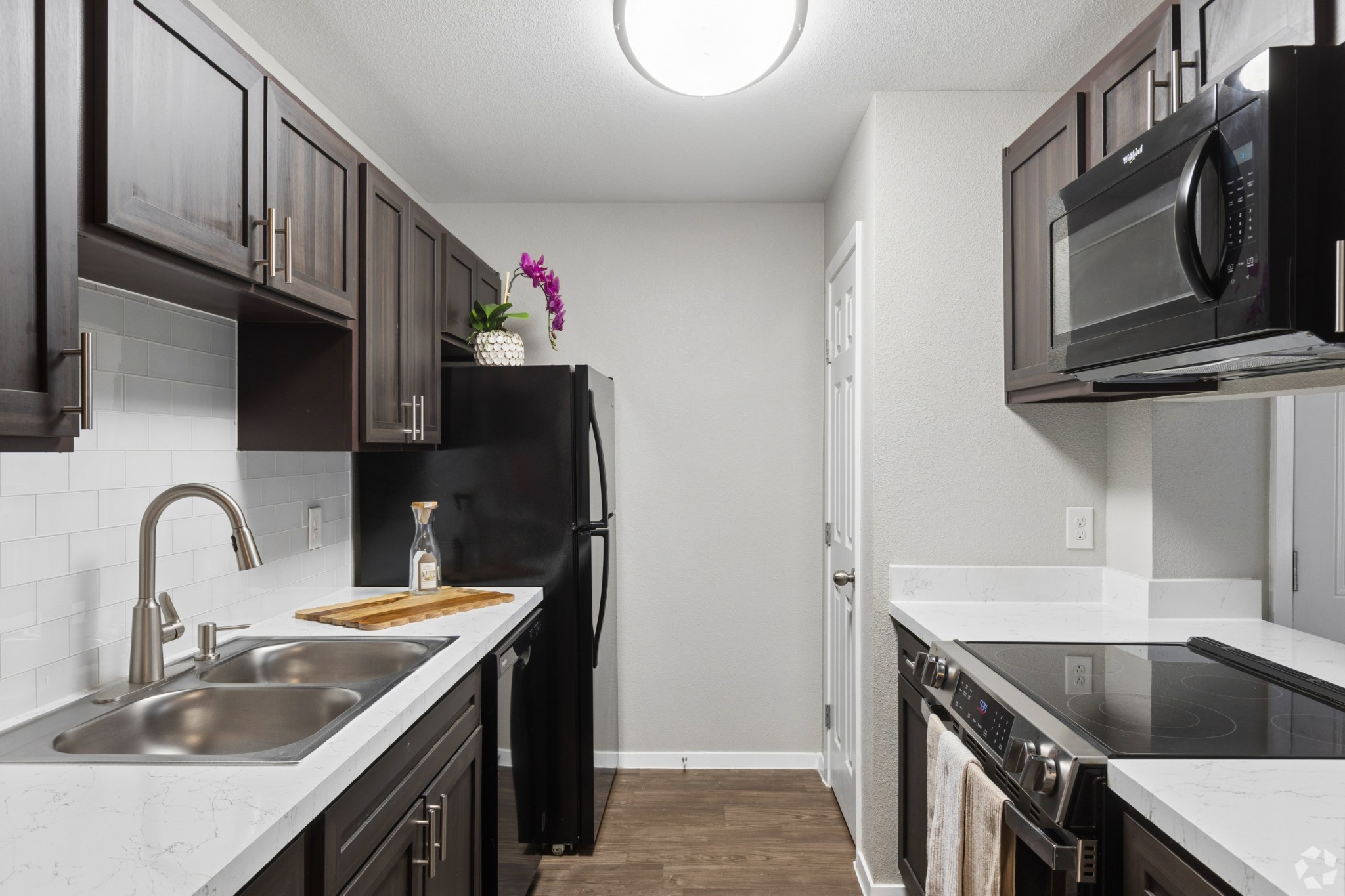 Model Kitchen at The Arbors Apartments in Burleson, Texas