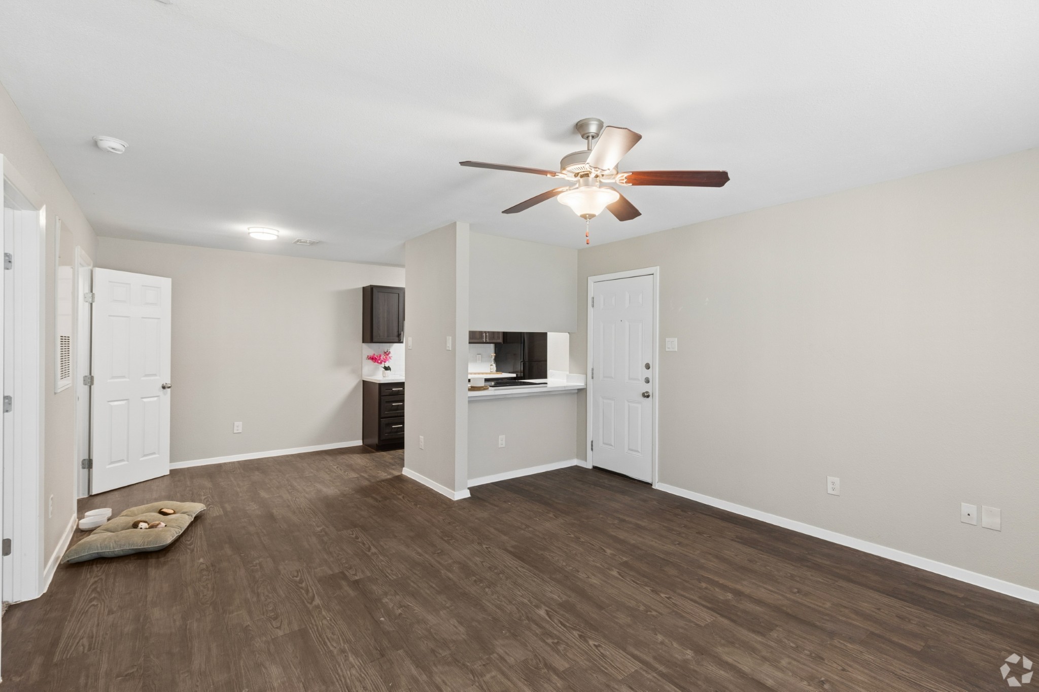 Model Living Area at The Arbors Apartments in Burleson, Texas