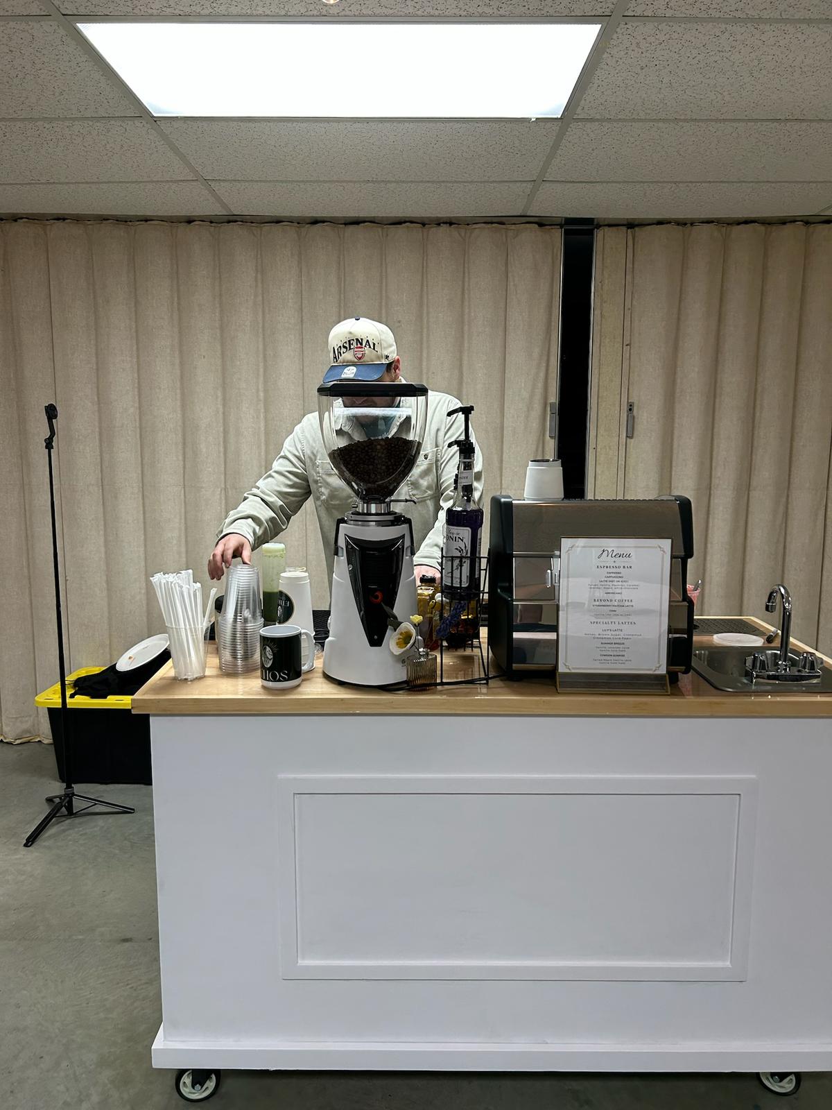 Ethos Coffee mobile coffee cart and team in Philadelphia, PA