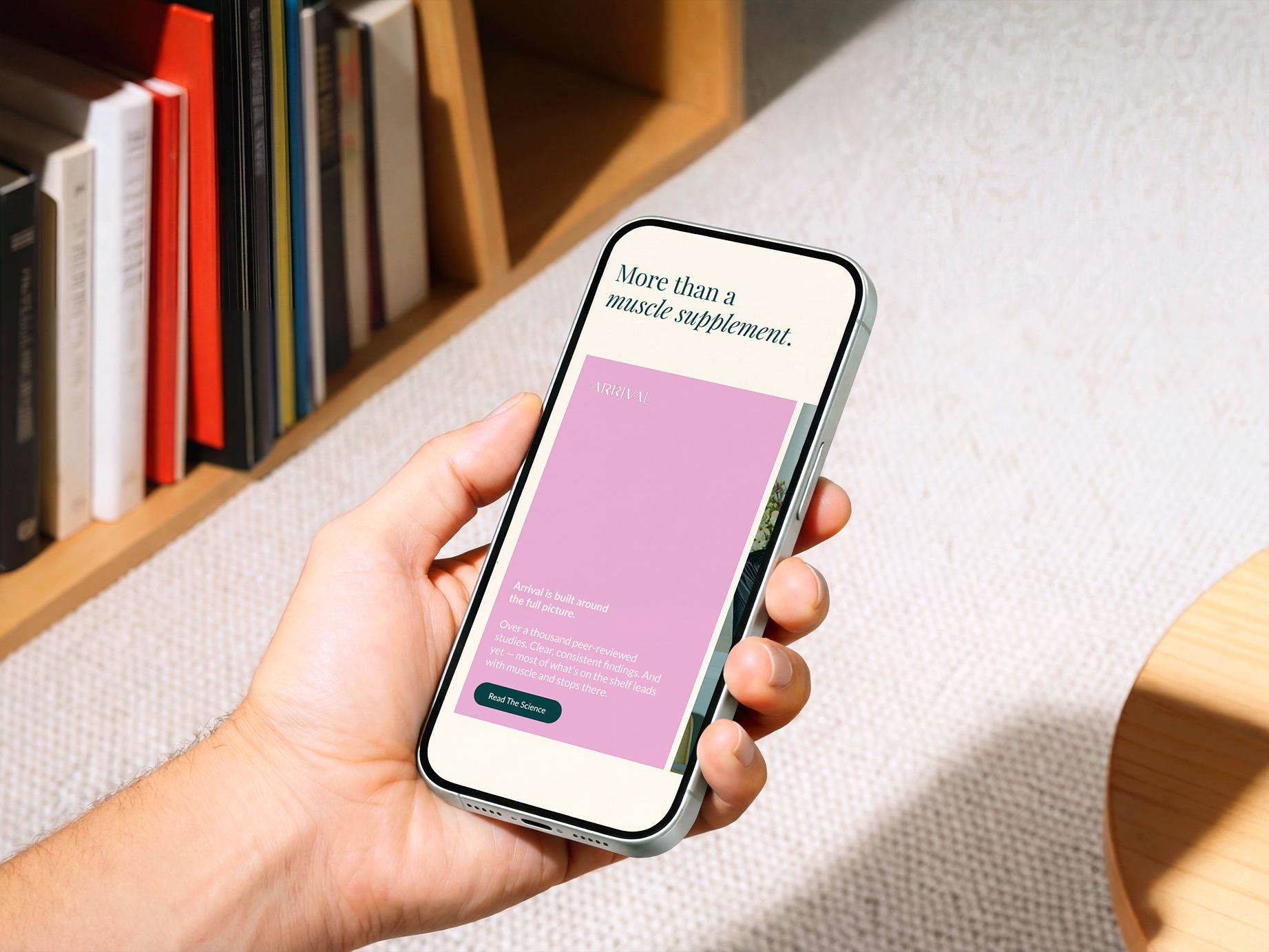 Arrival mobile site design