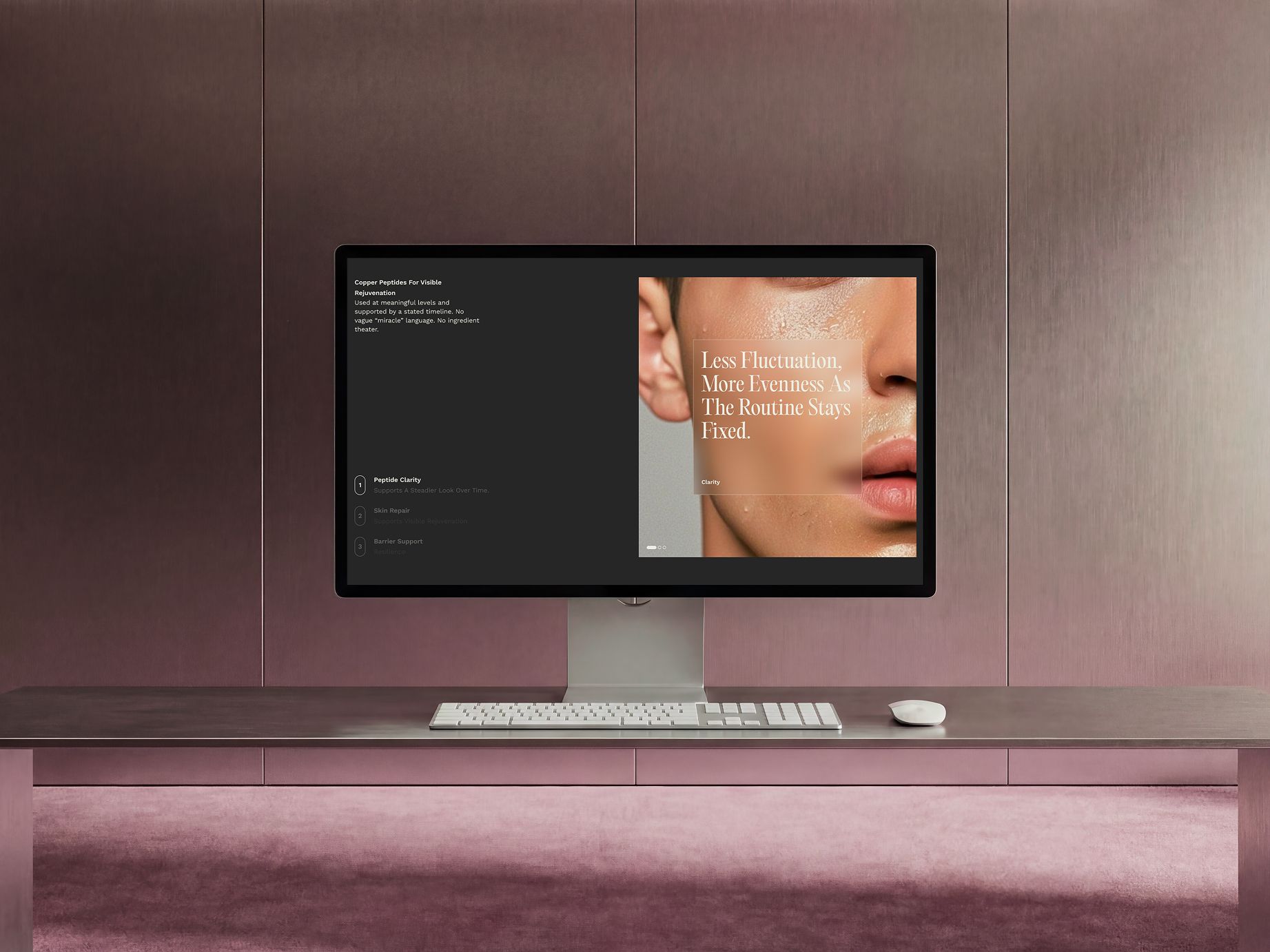Alloi Skin product page design