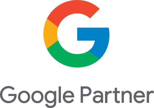 Google logo with multicolored G above the text Google Partner.