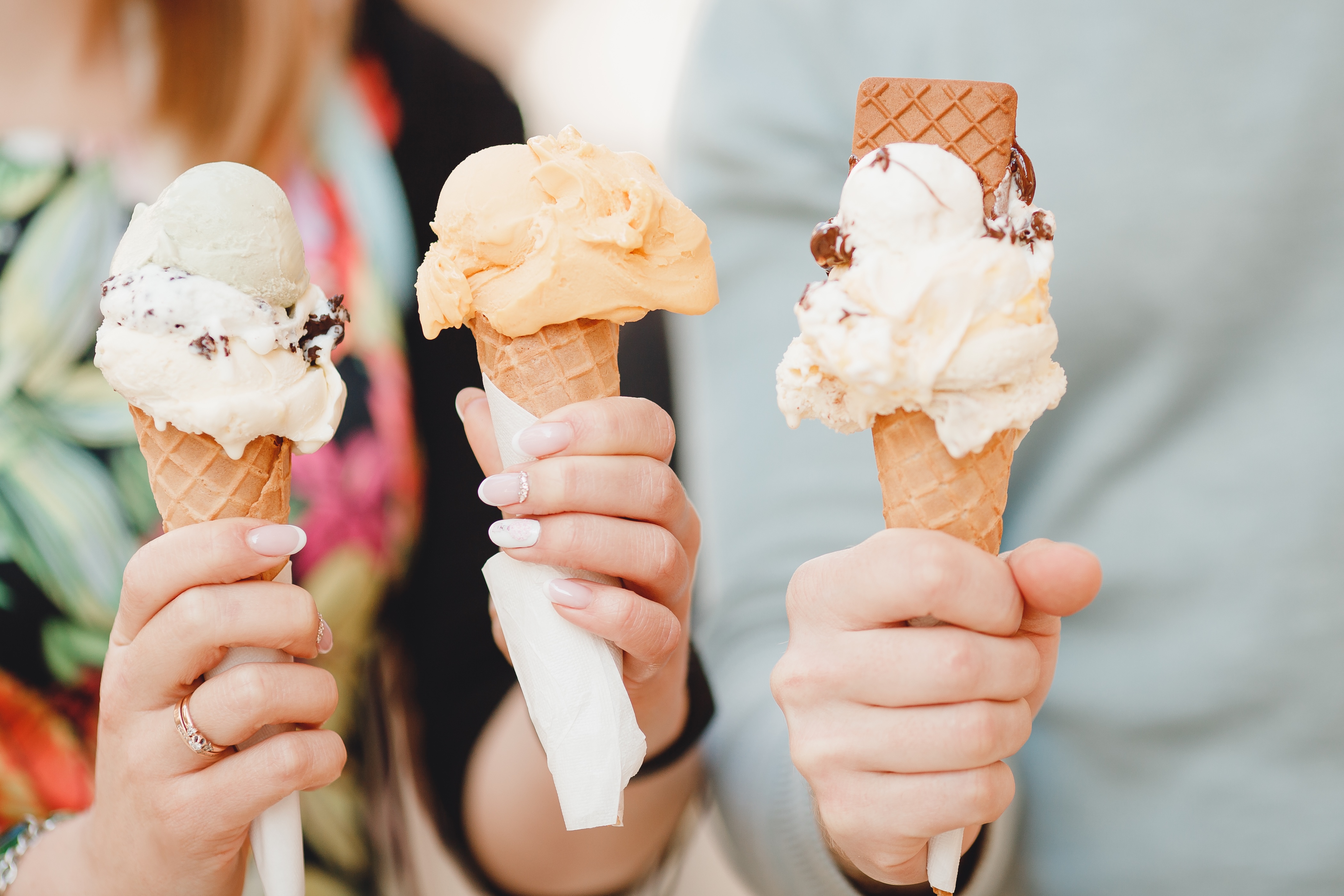 Ice cream stock image
