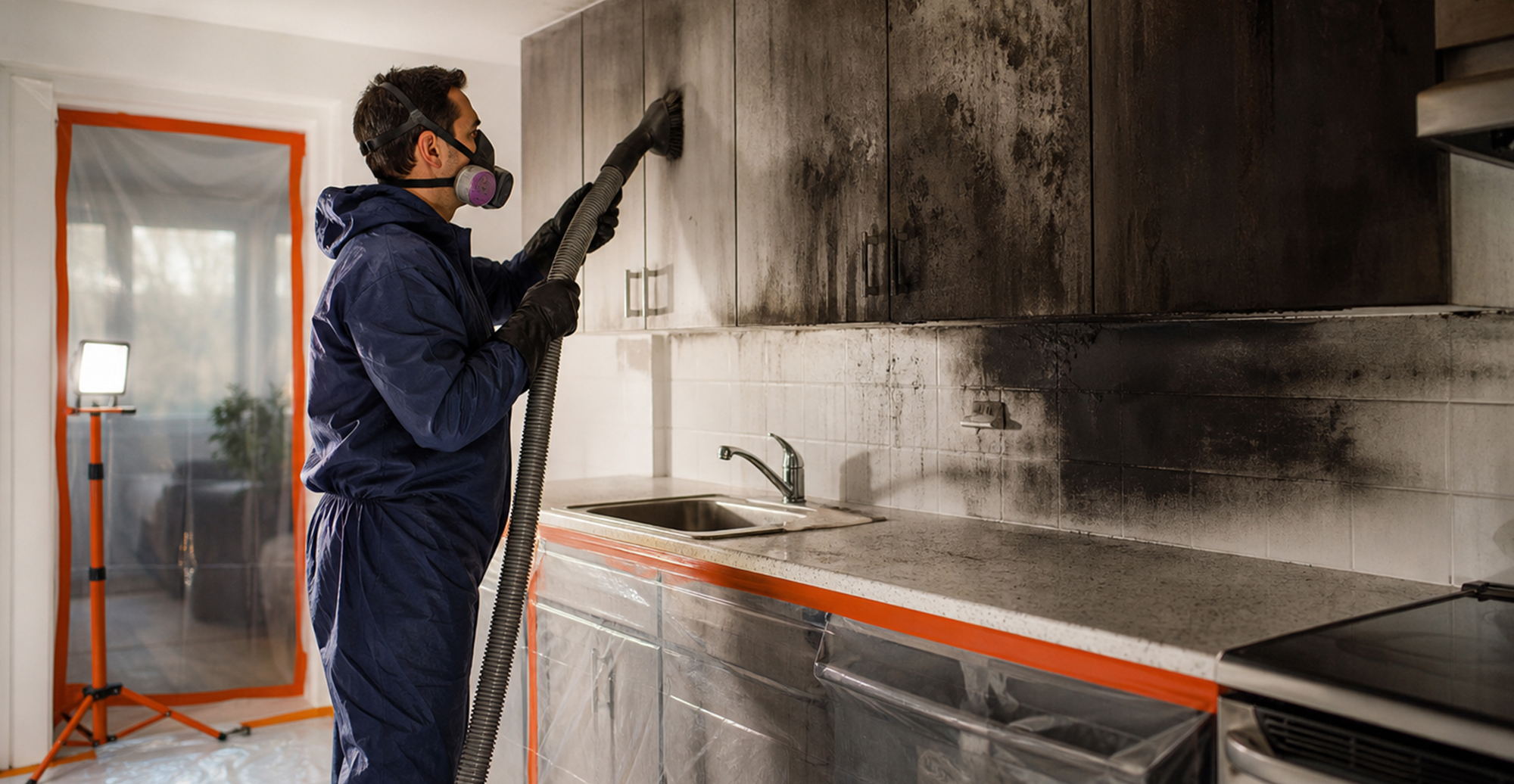 professional fire damage restoration cleaning