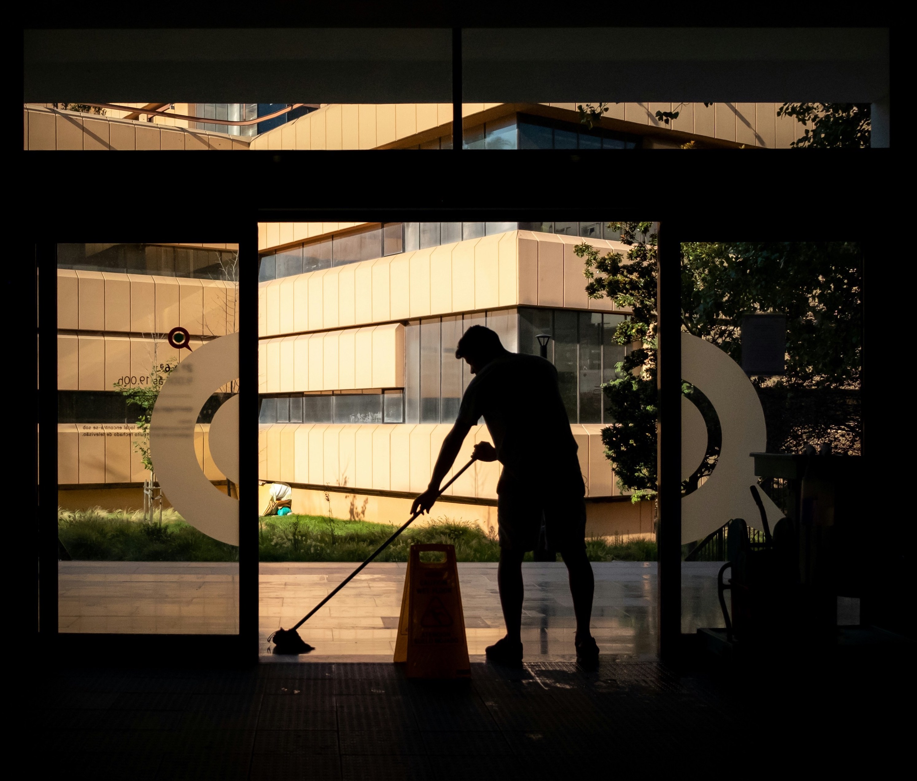 commercial floor cleaning