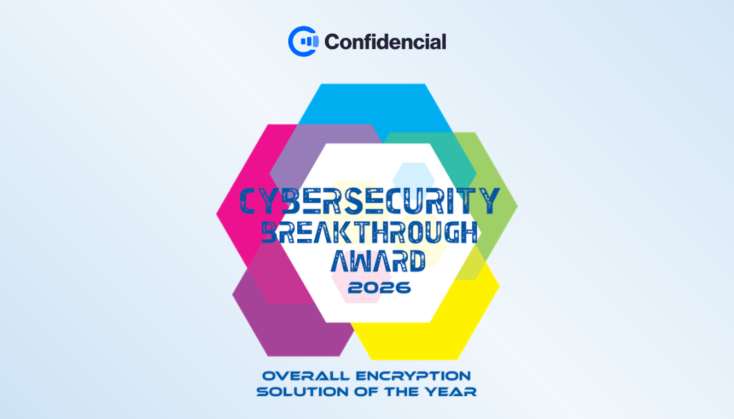 Confidencial Named Overall Encryption Solution of the Year in the 2026 Cybersecurity Breakthrough Awards