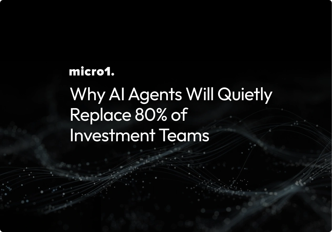 Why AI Agents Will Quietly Replace 80% of Investment Teams