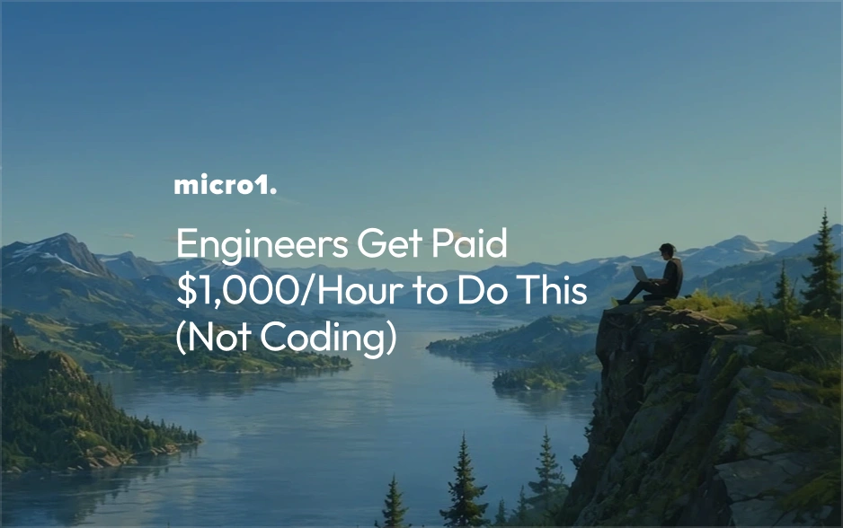 Engineers get paid $1,000/hour to do this (not coding)