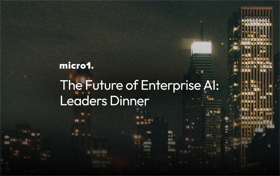 The Future of Enterprise AI: Leaders Dinner