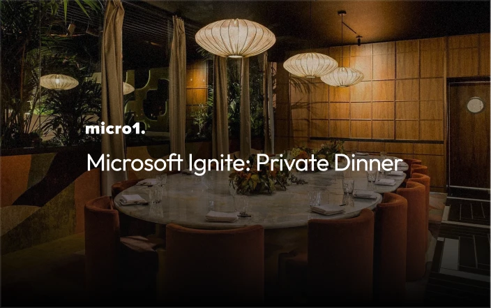 Microsoft Ignite Private Dinner