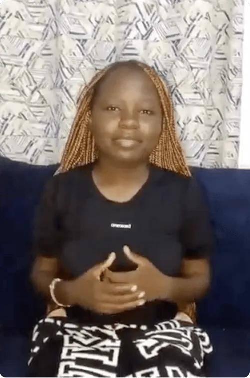 Cherily sharing her experience with micro1