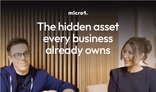 Top professionals sharing their experience with micro1