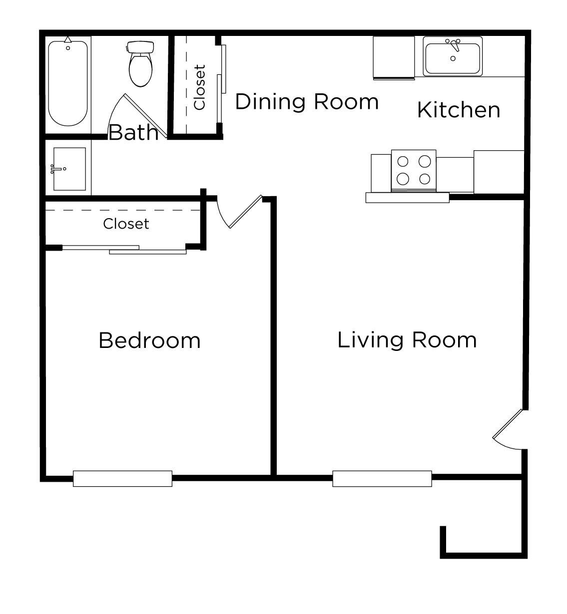 1BD, 1BTH B